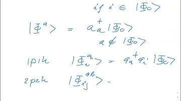 Many-body physics lecture, September 23, 2022