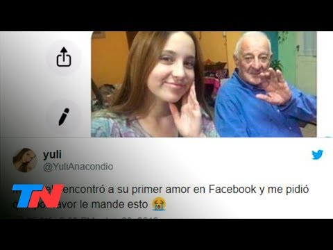 El abuelo que encontró a su primer amor en Facebook y le pidió a la nieta que le escriba