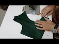 Boat neck blouse design | Cutting and stitching back neck design | ब्लाउज डिजाइन कैसे बनाएं