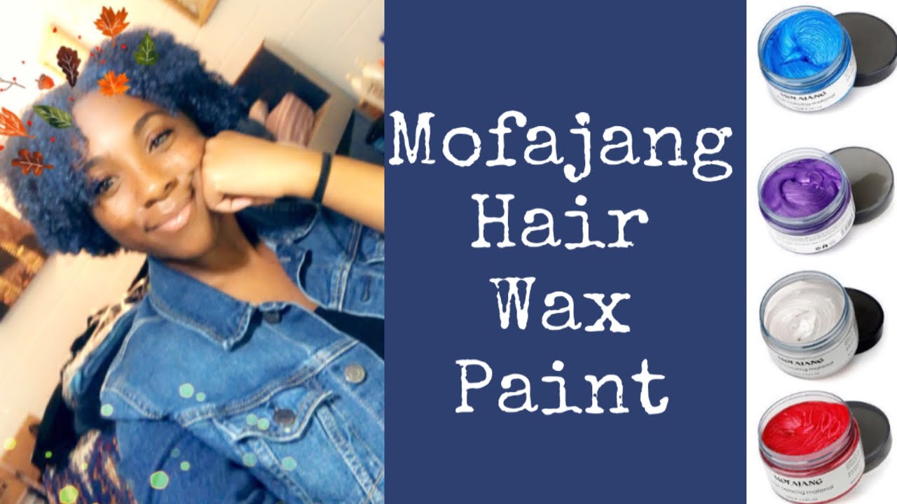 3. Blue Hair Wax Paint by MOFAJANG - wide 8
