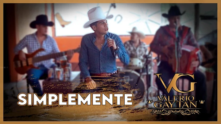 SIMPLEMENTE VALERIO GAYTAN, CON LA CANCION "QUE MA...