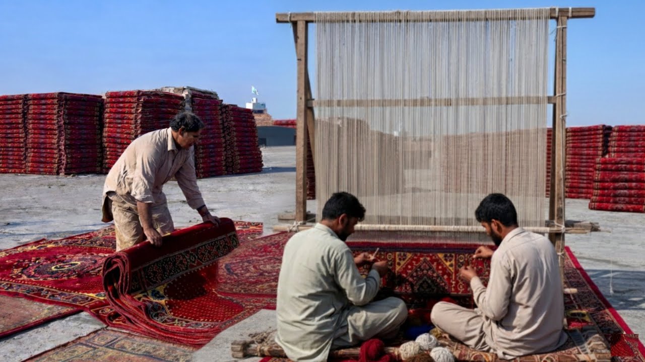 Amazing Carpet Making Process | Inside Carpet Manufacturing Factory