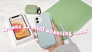 iPhone 12 mini unboxing📱| galaxy S10 plus and iphone 5 comparison | aesthetic 🌸 green apple 🍏