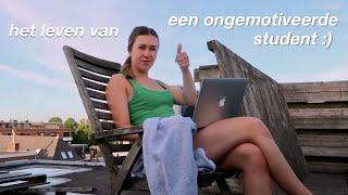 tentamenweek vlog wanneer je mentaal al vakantie hebt :)