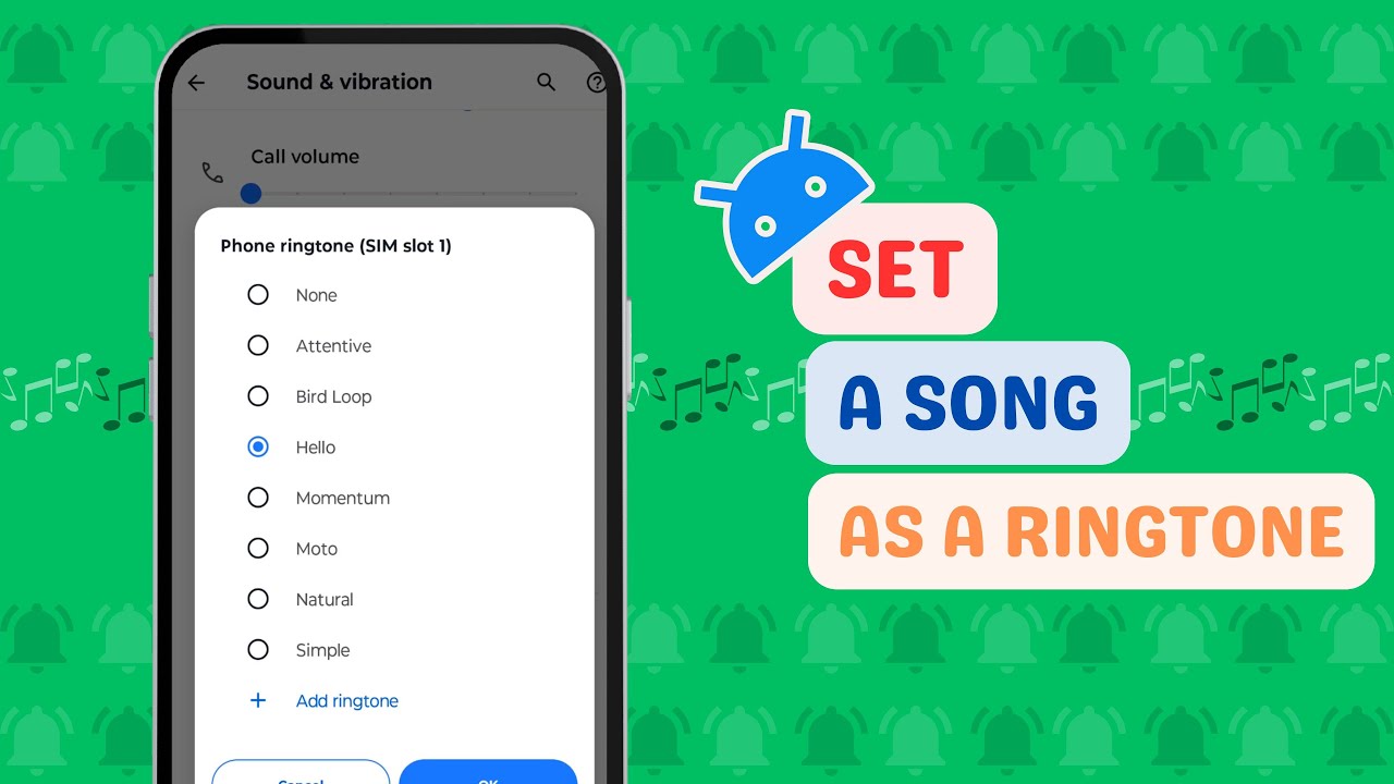 How to Set a Song as a Ringtone on Android - YouTube