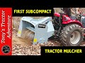 1st Sub Compact Tractor Mulcher Ever BaumaLight MP330 