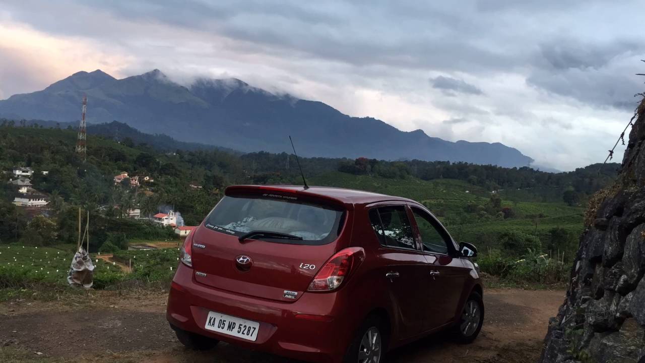 Time lapse video of chembra peak from Achoor tea estate wayanad