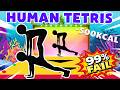 DEEP SEA MODE 🌊 HUMAN TETRIS | Couple's Reflex Test Gone | Immersive Interactive Warm Up | CO-OP
