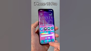 iPhone 16 Pro with iOS 26✨ Natural Titanium🩶 #shorts #trending #iphone #apple #iphone16pro #video