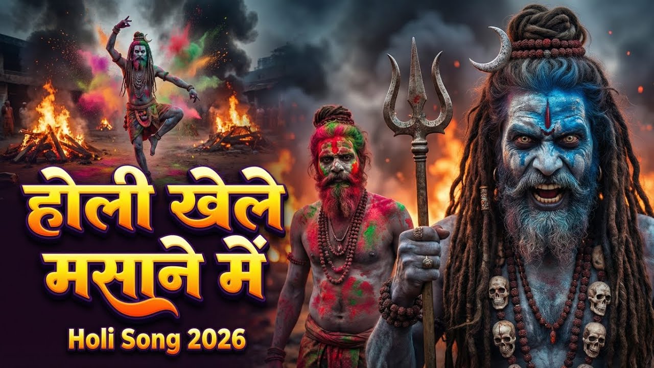 होली खेले मसाने में | 2026 Best Holi Song 🔥 | Aghori Shiv Tandav DJ Remix