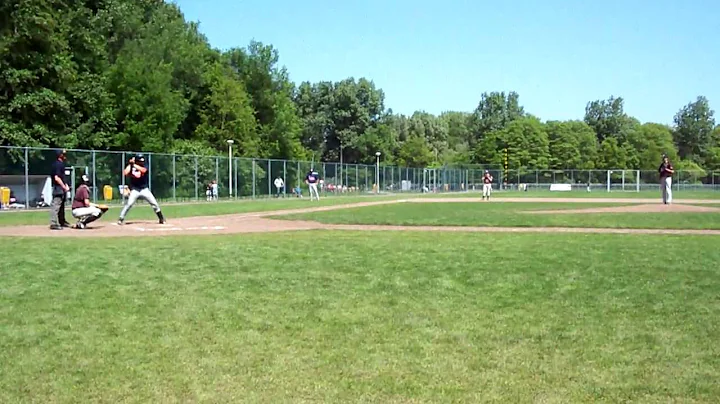 John Dobkowski pitching for Storks in the Dutch League