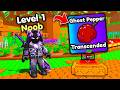 Starting Over as NOOB with OP SECRET in Build a Ring Farm! (Roblox)