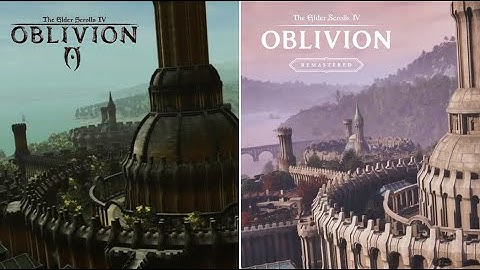 Elder Scrolls IV Oblivion Remastered vs Original Intro Cutscene