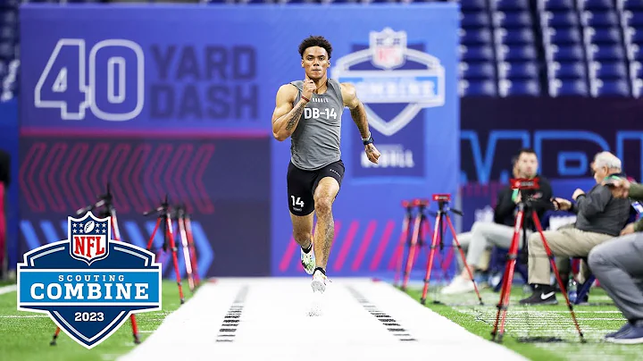 Defensive Backs Run the 40-Yard Dash at 2023 NFL C...