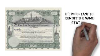 Found Old Stock Certificates? | Stock Cert Expert