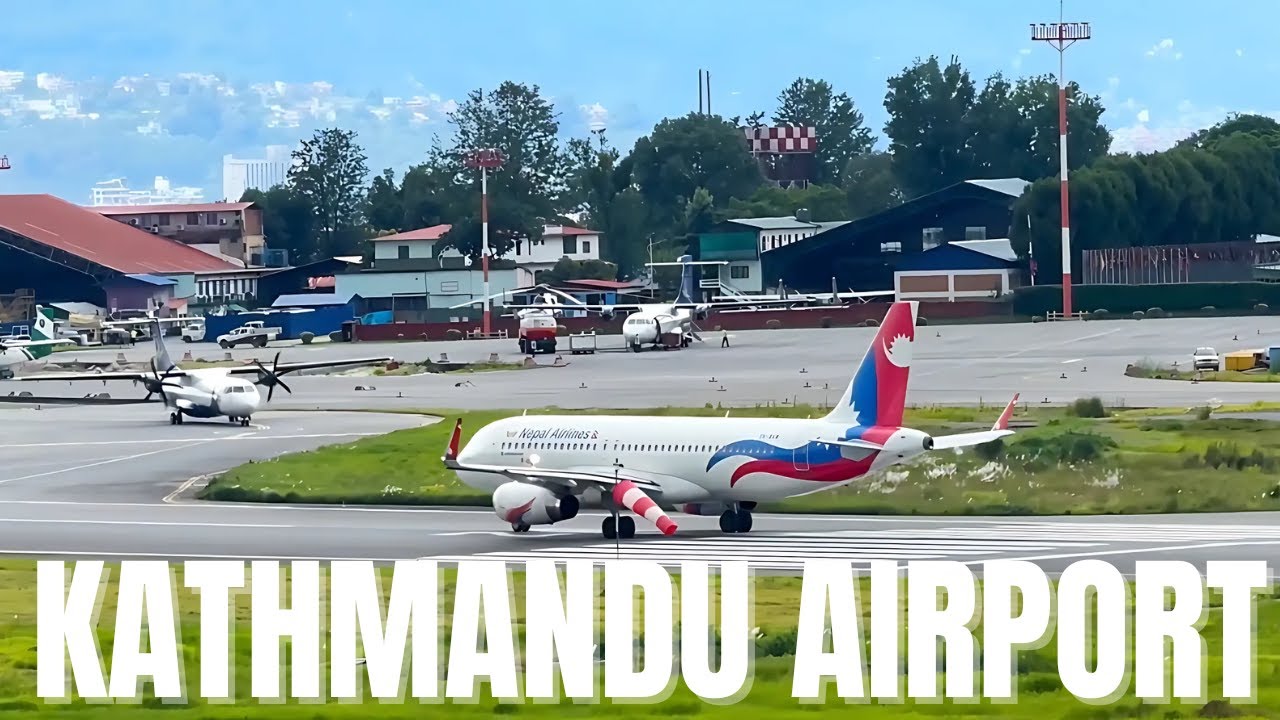 Nepal Airlines 9N-AKW Airbus A320-233 Take Off From Kathmandu Airport | 