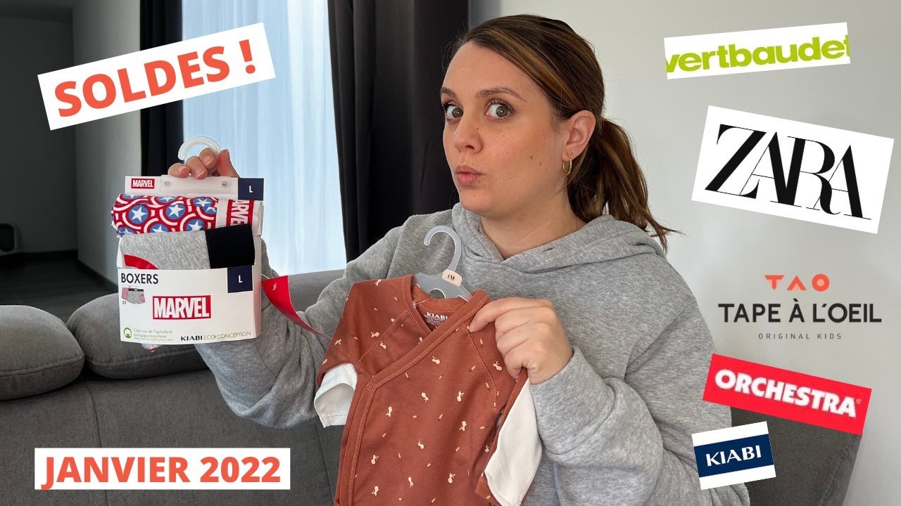 🛍 SOLDES HIVER 2022 ! HAUL ENFANT : kiabi, orchestra, tape à l’oeil…