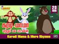 Karadi Mama &amp; More Rhymes|கரடி மாமா மற்றும் பல பாடல்கள|Tamil Kids Rhyme|Tamil Rhyme|குழந்தைகள் பாடல்