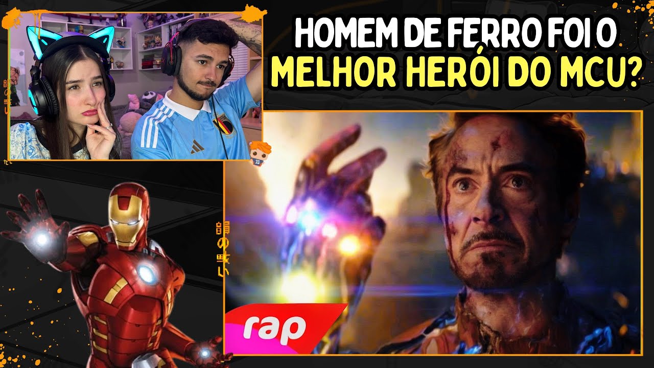 Rap do Homem de Ferro - EU SOU O HOMEM DE FERRO | 7 Minutoz (Vingadores: Ultimato) | Apenas uma Live