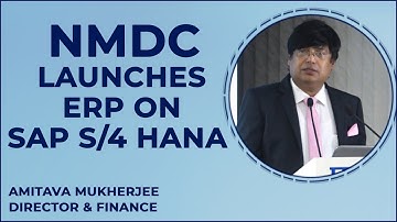 NMDC Launches ERP on SAP S/4 Hana || Amitava Mukherjee Director  & Finance NMDC || Hybiz