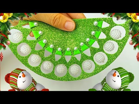 DIY Foam Board Christmas Trees – Sprinkled and Painted at KA Styles.co