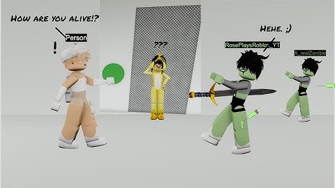Trolling in Zombie Lab by Dressing up as a Zombie! | Roblox