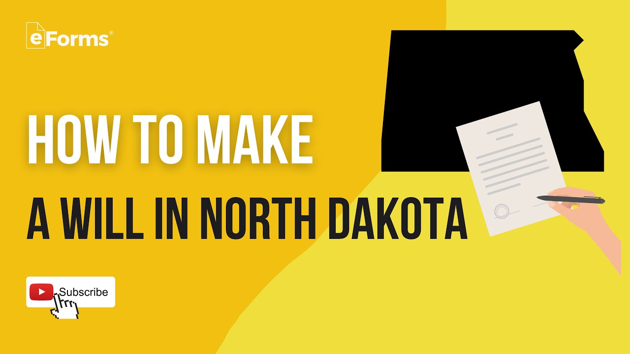 Free North Dakota Last Will and Testament Template - PDF | Word – eForms