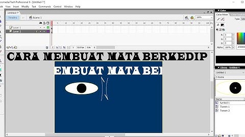 membuat mata berkedip dengan makromedia flash 8
