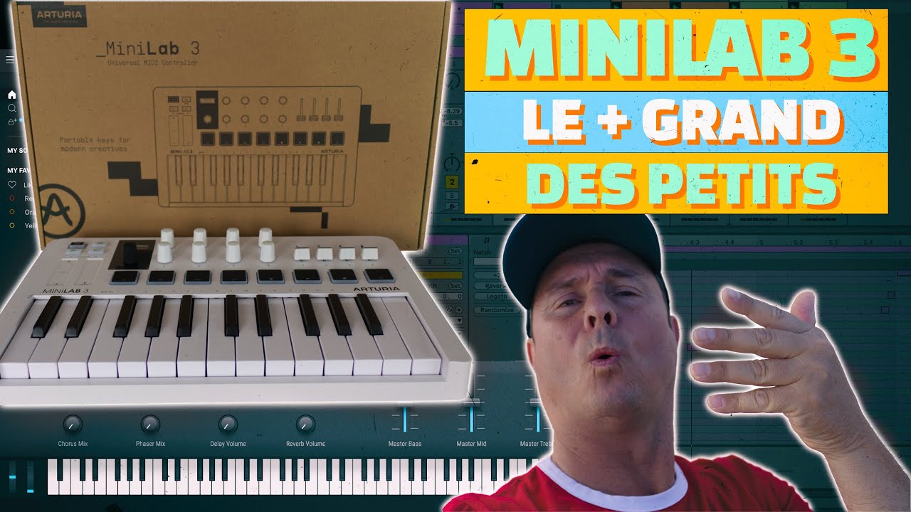 ARTURIA MINILAB3-BK Clavier maître MiniLab MK3