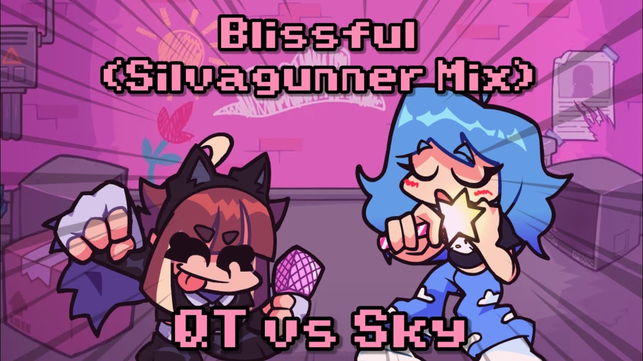 FNF Blissful (Silvagunner Mix) but Sky sing's it / Blissful silvagunner QT & Sky Cover
