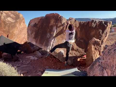 Beta Video for climb Square Arete v6, Red Rock