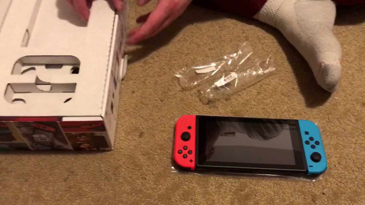 Nintendo Switch Unboxing and Accessories - YouTube