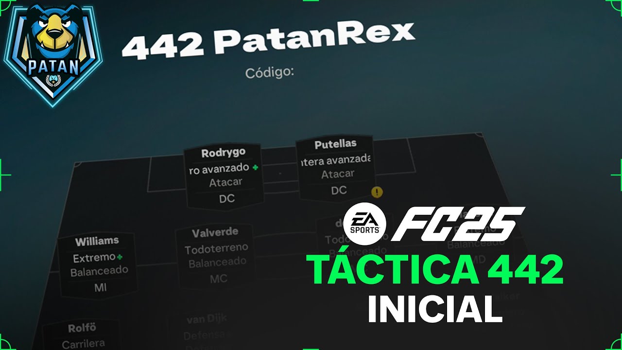 ¡Táctica y Formación Ideal Para Comenzar el FC 25! La Confiable 442.