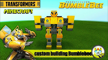 Minecraft - Custom Bumblebee robot mode form Bumblebee The movie!!! สร้าง บัมเบิ้ลบี🐝