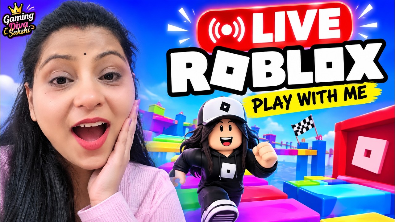 🔴 Roblox Live Stream India — Playing With Subscribers! | Gaming Diva Sakshi#youtubeshorts #ytshorts