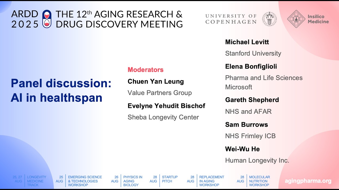 Panel discussion: AI in healthspan
