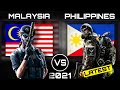 PHILIPPINES VS MALAYSIA MILITARY POWER COMPARISON 2021 | LATEST UPDATE