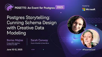 Postgres Storytelling: Cunning Schema Design with Creative Data Modeling | POSETTE 2025