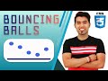 🔴 Create Awesome Bouncing Balls Animation Effect using CSS  | Free Source Code | 2021