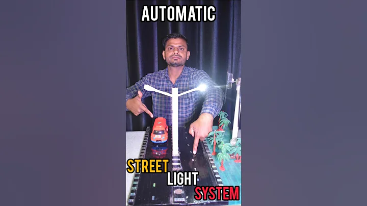 Automatic Street Light Project, New Science Project #shorts #science #technology #trending