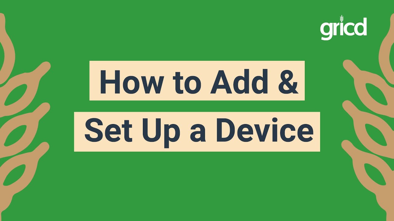 Adding and Setting up a Device - YouTube
