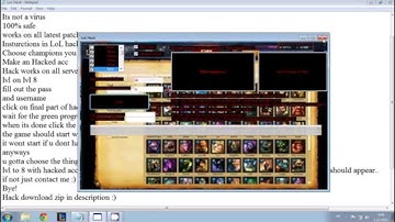 League of Legends IP RP Champions HACK
