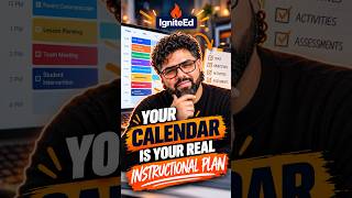 Your Calendar Is Your Real Instructional Plan #igniteed #instructionalleadership #classobservation