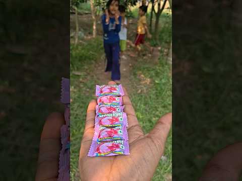 Center Fruit strawberry flavour candy 😋🍓#shorts #viral