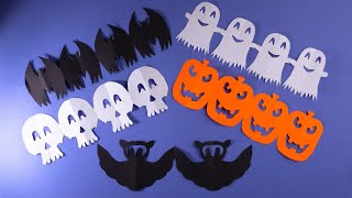 Paper Cutting DesignHalloween decorations with paper easy [Clear tutorial fast and easy]