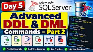 Advanced DDL & DML Commands in SQL Server-2