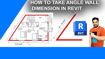 How to take angle wall Dimension in Revit #revitarchitecture #gladstudioarchitects