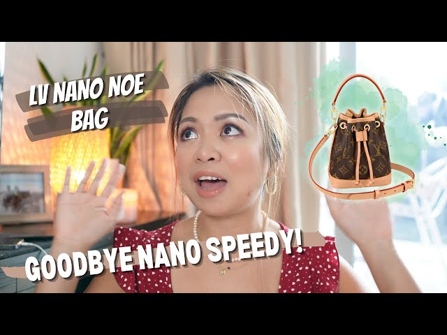 LOUIS VUITTON MINI NOE  WHY NANO BAGS ARE SO HOT + WIMB 