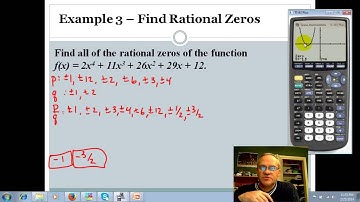 A2 - 5.8 Rational Zero Theorem