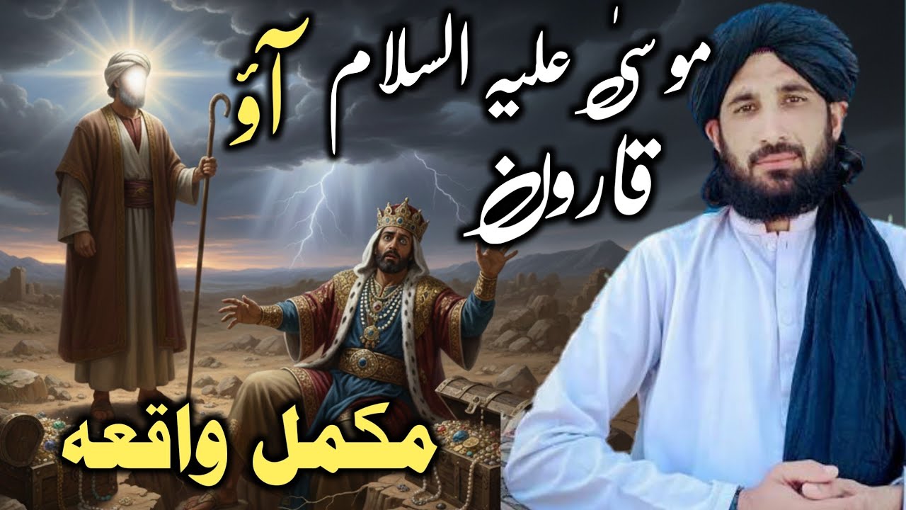 Mosaa AS awo Qaroon Waqia | Da Takabbur Anjaam | Ibrat Naak Qissa by Molana HaleemSayeed